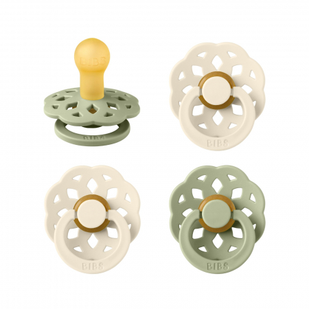 Suzete si accesorii - Pachet Special 3 Suzete Bibs Boheme + 1 GRATIS, 0-6 Luni