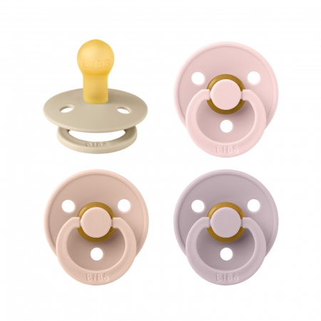 Suzete si accesorii - Pachet Special 3 Suzete Bibs Colour + 1 GRATIS, 0-6 Luni