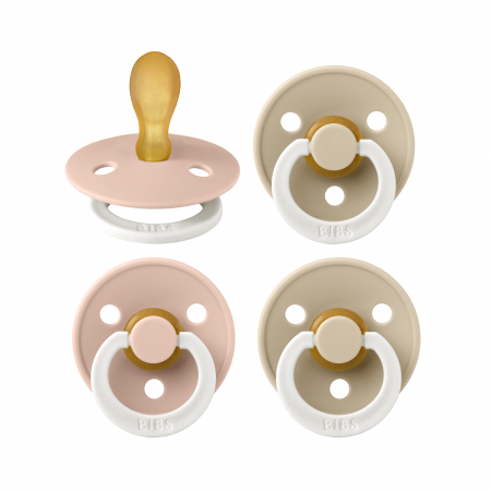 Suzete si accesorii - Pachet Special 3 Suzete Bibs Colour, tetina simetrica + 1 GRATIS, 0-6 luni