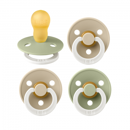 Suzete - Pachet Special 3 Suzete Bibs Fosforescente Colour + 1 GRATIS, 18+ Luni