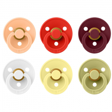 Suzete si accesorii - Pachet Special 4 Suzete Bibs colour + 2 GRATIS -