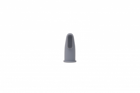 Periute de dinti - Periuta de dinti si gingii, tip degetar din silicon, in cutie, Melvelo - Dark Blue