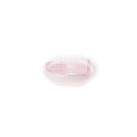 Periuta de dinti si gingii, tip degetar din silicon, in cutie, Melvelo - Woodchuck [2]