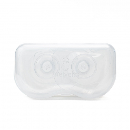 Protectie din silicon pentru mameloane, set 2 buc, flux mediu - Melvelo [6]