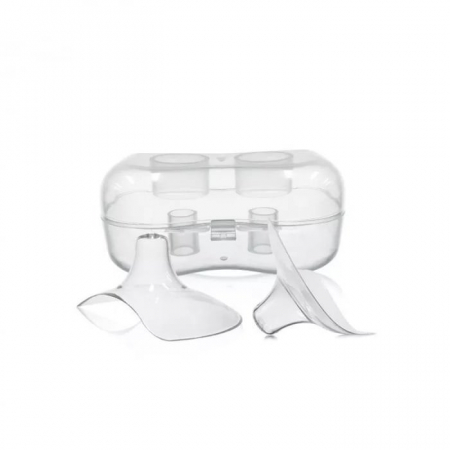 Protectii mameloane - Protectie din silicon pentru mameloane, set 2 buc, flux mediu - Melvelo