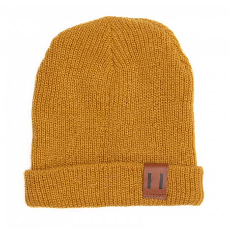 Set 2 caciuli crosetata, mama/ fiica, Melvelo, Classic - Mustard [2]