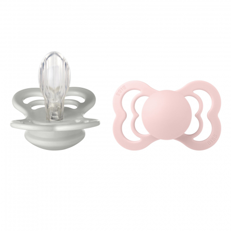 Suzete si accesorii - Set 2 suzete Bibs Supreme- Haze & Blossom