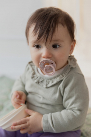 Set 2 suzete BIBS x LIBERTY, Colour Chamomile Lawn - Mauve / Violet Sky [4]