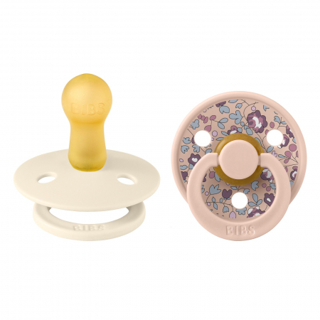 Set 2 suzete BIBS x LIBERTY, Colour Eloise - Ivory / Blush [2]