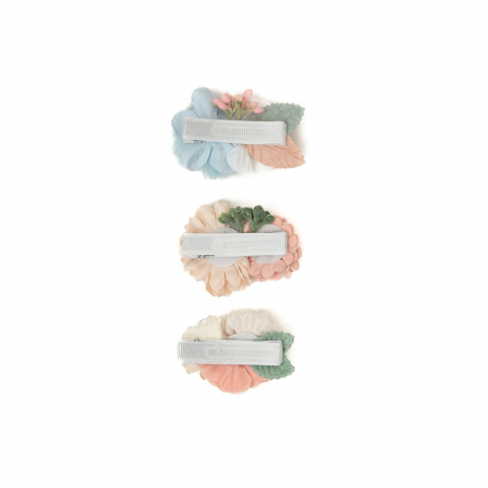 Set 3 clame elegante cu flori pentru par, fetite, Melvelo - Daisy [2]