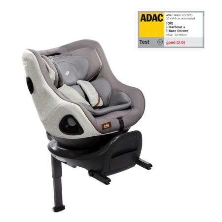 Set scaun auto rotativ i-Size i-Harbour Signature Oyster, 40-105 cm + Baza i-Size i-Base Encore, testat ADAC si certificat R129 [14]