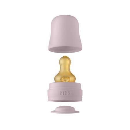 Sticla lapte anticolici cu biberon din latex - Set Complet Bibs - Dusky Lilac - 225 ml (flux scazut) [1]