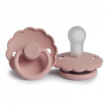 Suzete si accesorii - Suzeta Frigg Daisy - Silicon / Latex - Blush
