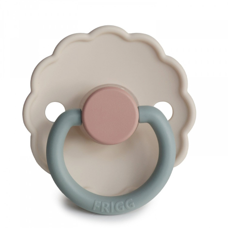 Suzete si accesorii - Suzeta Frigg Daisy - Silicon / Latex - Cotton Candy