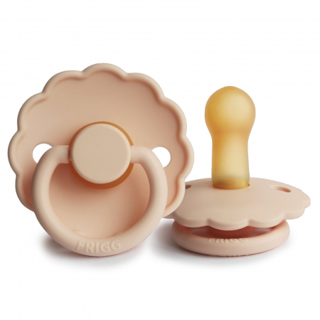 Suzete Frigg - Suzeta Frigg Daisy - Silicon / Latex - Pink Cream