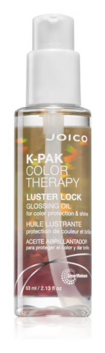 Ulei de par Joico K-Pak Color Therapy Luster Lock Oil Lite pentru luciu si intensitate culoare  63ml [1]