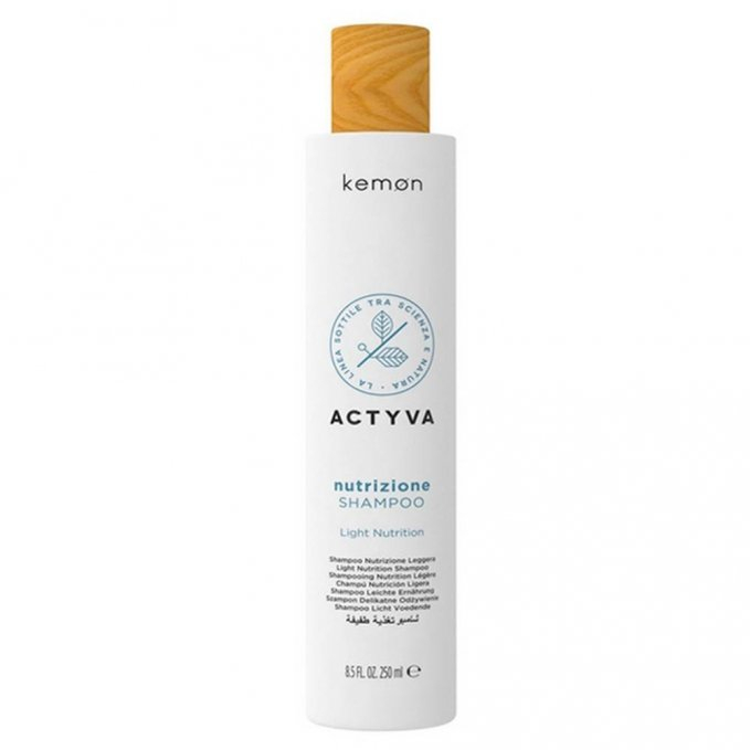 Kemon Actyva Nutrizione  Shampoo/Sampon de hidratare pentru par uscat light 250 ml [1]
