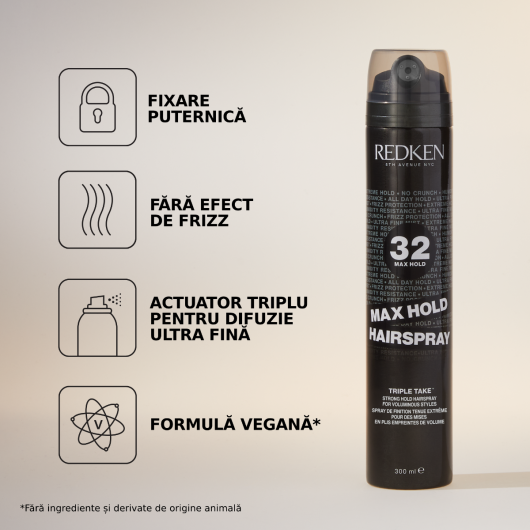 RK MAX HOLD 32 Fixativ cu putere foarte mare de fixare 300ml [2]
