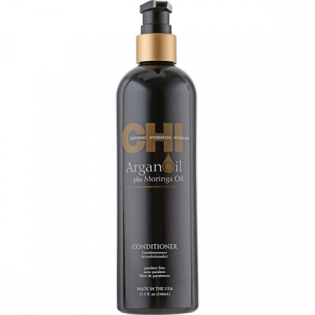 Chi - Chi Argan Oil Conditioner plus Moringa Oil/Balsam regenerator pentru par 340 ml