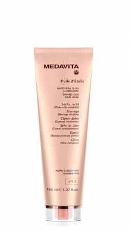 BRANDURI - Medavita Huille D'Etoile Oils Mask / Mască pentru stralucire infuzată cu uleiuri prețioase 150ml