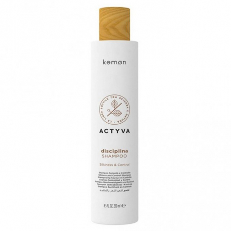 Sampon par - Kemon Actyva Disciplina Shampoo/Sampon de netezire si control pentru par rebel 250 ml