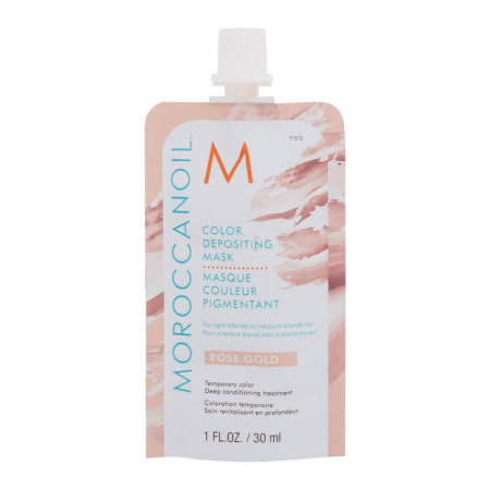 PAR - Moroccanoil Color Depositing Mask Rose Gold/Masca de par nuantatoare Rose Gold 30 ml
