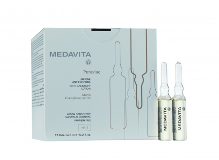Tratamente scalp - Medavita Puroxine Anti-Dandruff Lotion / Fiole Anti-Matreata Puroxină 6 ml