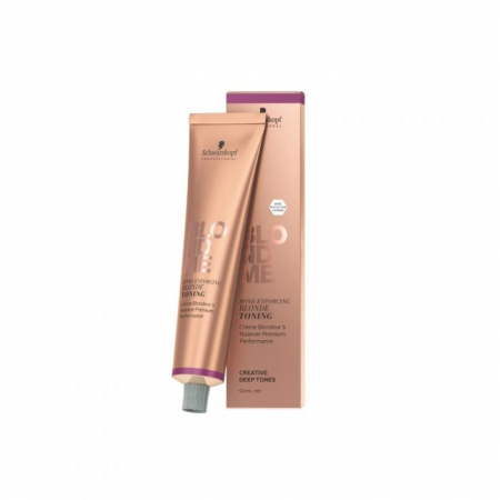 Schwarzkopf - Schwarzkopf Professional BlondMe Blonde Toning Steel Blue/Vopsea Nuantator pentru par blond 60ml