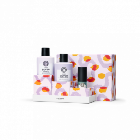 Produse par barbati - Set De Par Maria Nila Gift Box Silver, 350mlX300mlX30ml