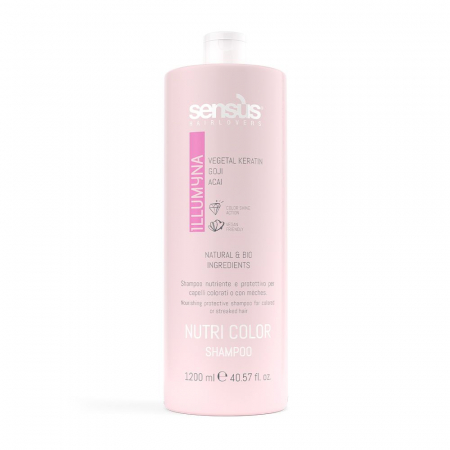 Sampon par - Sensus Illumyna Nutri Color Shampoo/Sampon nutritiv pentru protectia  culorii 1200ml