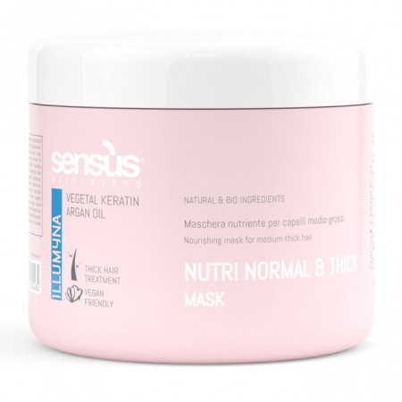 Sensus - Sensus Illumyna Nutri Normal&Thick Mask/Masca nutritiva pentru par normal si gros 500 ml
