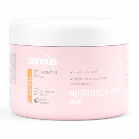 Sensus - Sensus Illumyna Nutri Discipline Mask/Masca  nutritiva pentru imblanzirea parului cret, indisplicinat 250ml