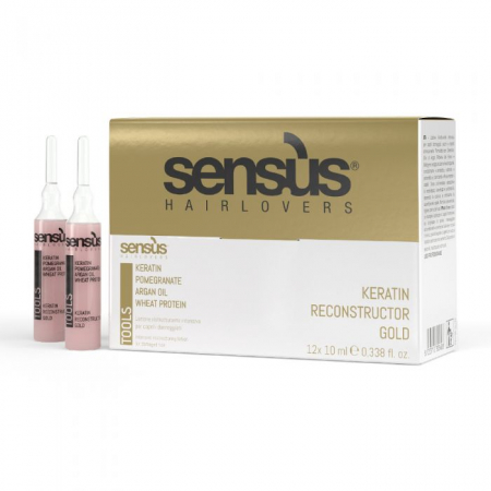 Sensus - Sensus Tools Keratin Reconstructor Gold/Lotiune pentru restructurare 12x10ml