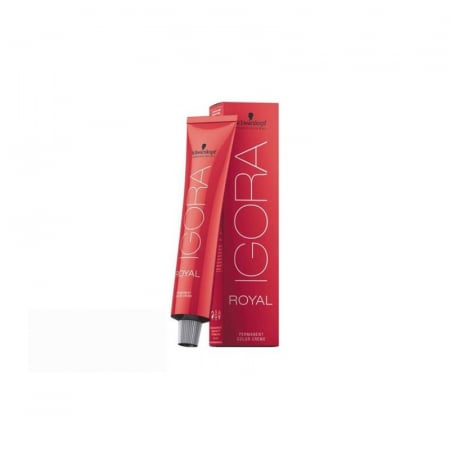 Schwarzkopf - Vopsea permanenta de par Schwarzkopf Igora Royal 7.48 Blond mediu Bej rosu, 60 ml