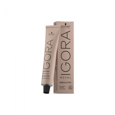 Schwarzkopf - Vopsea permanenta de par Schwarzkopf Igora Royal Absolutes Saten deschis Auriu natural 8.50 60ml