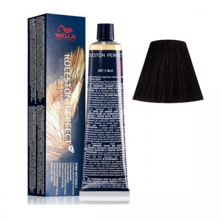 Wella - Vopsea de par Wella Koleston Perfect Me+ Pure Naturals maro inchis 3/0 60ml