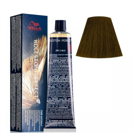 Wella - Vopsea de par Wella Koleston Perfect Me+ Pure Naturals blond inchis natural 6/00 60ml