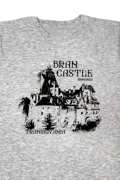 Tricou imprimeu castelul bran [2]