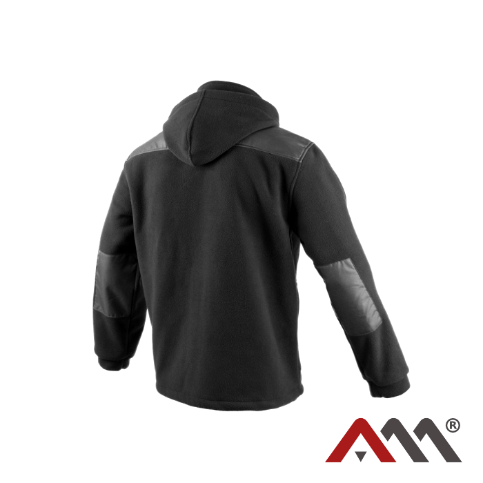 Bluza Polar NEXO gros cu insertii negre de tip Oxford [4]