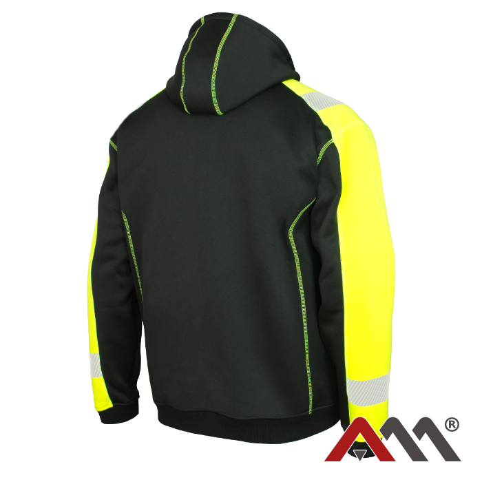 Hanorac/Bluza tricotata Classwork negru cu galben [2]