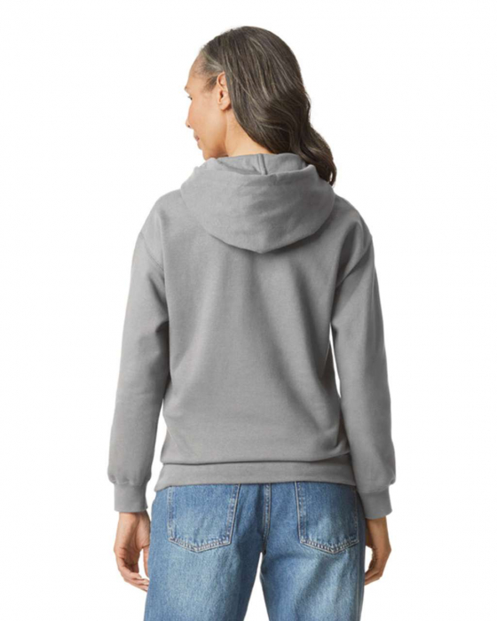 Hanorac unisex cu Fleece si gluga gri [2]