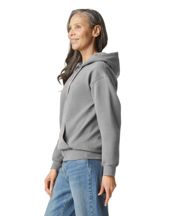 Hanorac unisex cu Fleece si gluga gri [3]