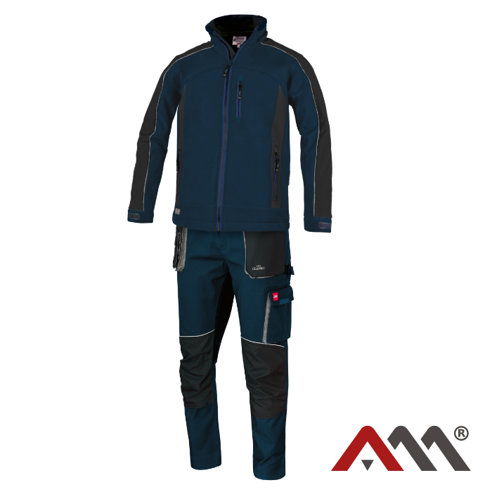 Jachetă Softshell Classwork BLUE cu elemente reflectorizante [3]