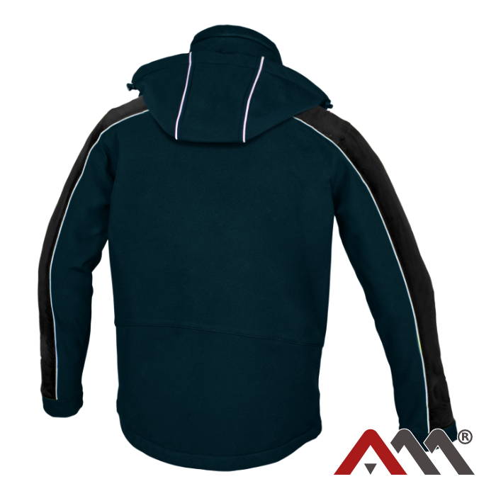 Jachetă Softshell Classwork BLUE cu elemente reflectorizante [2]