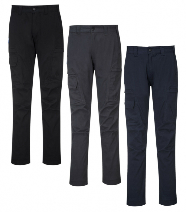 Pantaloni de lucru negru Cargo T801 [9]