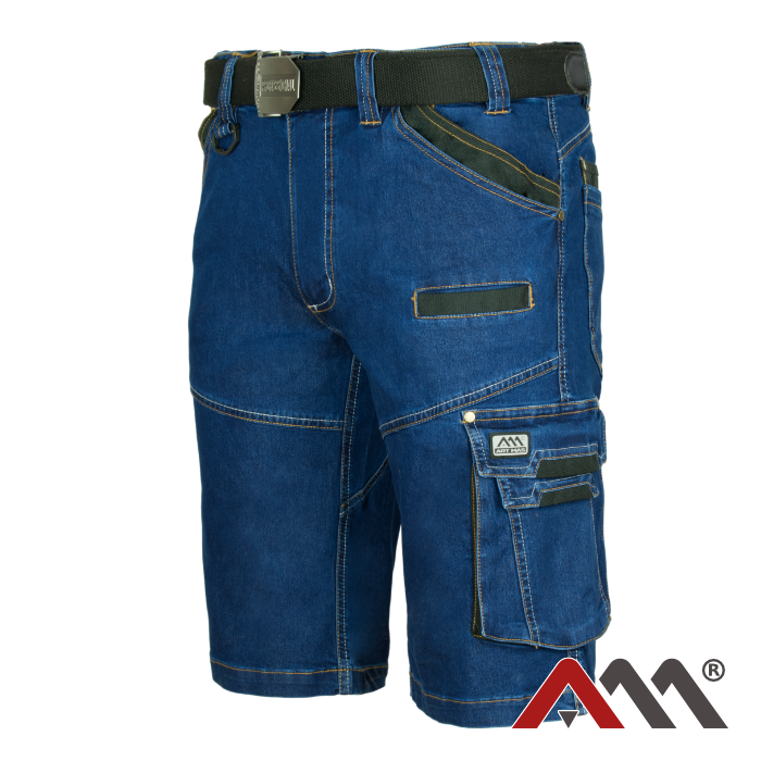 Pantaloni scurti de lucru Jeans Stretch Slim blue [4]