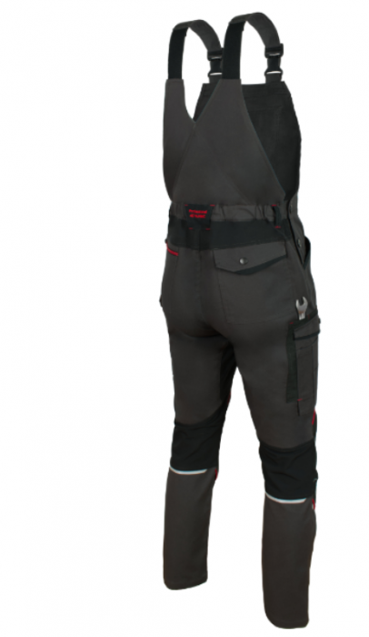 Salopeta de protectie Professional Dynamic Stretch Slim gri/negru [3]