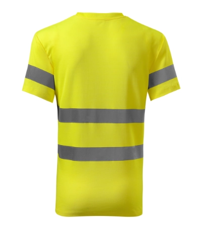 Tricou galben reflectorizant cu benzi reflectorizante 3M [4]
