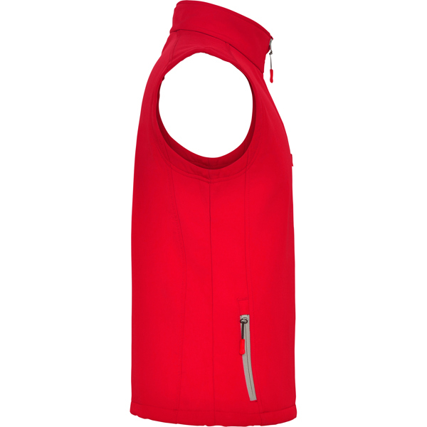 Vesta Softshel din 2 straturi cu interior polar cu benzi reflectorizante rosu [3]