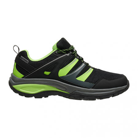 Adidasi sport pentru trekking cu detalii reflectorizante negru/verde [0]